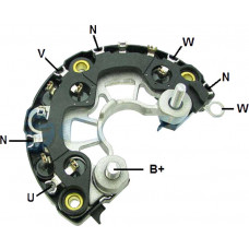 CONJUNTO RETIFICADOR DO ALTERNADOR BOSCH 130A FORD COURIER / ESCORT / FIESTA / K