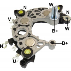 CONJUNTO RETIFICADOR DO ALTERNADOR BOSCH 120A FIAT DUCATO PEUGEOT BOXER IVECO DA