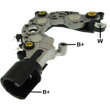 CONJUNTO RETIFICADOR DO ALTERNADOR BOSCH 120A FORD NOVA ECO SPORT / RANGER