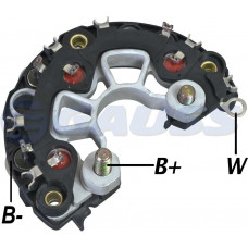 CONJUNTO RETIFICADOR ALT 120A PORCHE OPEL ASTRA G 2.0 ZAFIRA 2.0