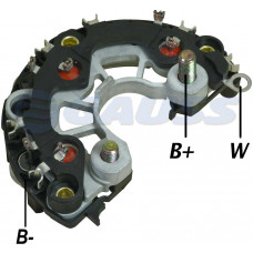 CONJUNTO RETIFICADOR ALT BB 120A VW POLO CLASSIC GOLF BORA AUDI