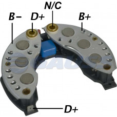 CONJUNTO RETIFICADOR PEUGEOT 505,204,304,305,104,CITROEN AX 1.0, 1.3 120A