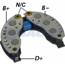 CONJUNTO RETIFICADOR ALT VA 120A PEUGEOT 205 RENAULT R25