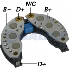 CONJUNTO RETIFICADOR ALT VA 120A PEUGEOT DIESEL