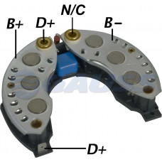 CONJUNTO RETIFICADOR ALT VA 120A PEUGEOT