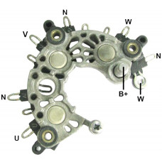 CONJUNTO RETIFICADOR DO ALTERNADOR BOSCH 105A RENAULT CLIO/SANDERO/LOGAN/KANGOO