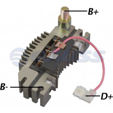 CONJUNTO RETIFICADOR ALT MM FIAT DIODO 6X35A ALT MM 63320060