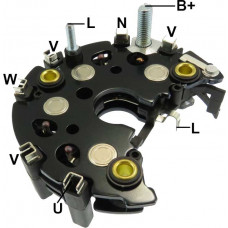 CONJUNTO RETIFICADOR DO ALTERNADOR BOSCH 120A GM ASTRA OMEGA VECTRA