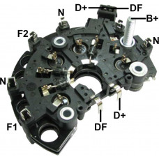 CONJUNTO RETIFICADOR DO ALTERNADOR BOSCH 130A VW GOLF/JETTA/POLO