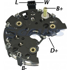 CONJUNTO RETIFICADOR 120A VW GOLF PASSAT VENTO