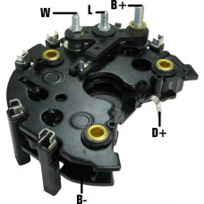 CONJUNTO RETIFICADOR DO ALTERNADOR BOSCH 90A FORD ESCORT/FIESTA