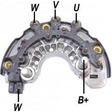 CONJUNTO RETIFICADOR DO ALTERNADOR AC DELCO 140A GM ONIX/COBALT/SPIN/PRISMA