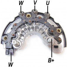 CONJUNTO RETIFICADOR DO ALTERNADOR DELCO 140A GM S10/SONIC/CRUZE/BLAZER