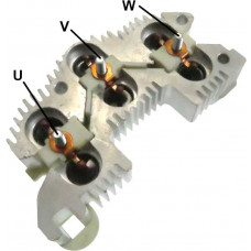 CONJUNTO RETIFICADOR DO ALTERNADOR DELCO 140A VW ONIBUS QUEOPS EVOLUTION 18320