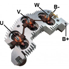 CONJUNTO RETIFICADOR DO ALTERNADOR DELCO 120A GM CAMINHOES / CATERPILLAR / JOHN