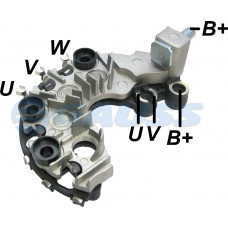 CONJUNTO RETIFICADOR ALT VALEO 12V 120A PEUGEOT 207 307