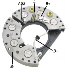CONJUNTO RETIFICADOR DO ALTERNADOR INDIEL 65A GM D20/SILVERADO / FORD ESCORT / V