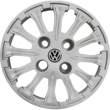 Calota Thunder | Aro 13 | VW | GM, FORD, FIAT | Jogo com 4 Calotas Prata