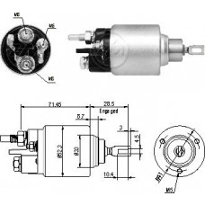 Rele Motor Partida 12V Primastar Renault Espace Laguna Mega