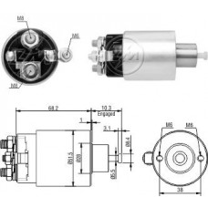 Rele Motor Partida Ford Focus New Fiesta 12V Zm-1995