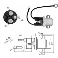 Rele Auxiliar Motor Partida Mitsubishi 24V Volvo Fh16