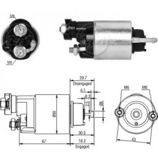 Rele Motor Partida Civic Honda 12V Zm-2705
