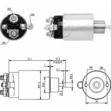 Rele Motor Partida 12V Ford Fusion Gm Omega Silverado
