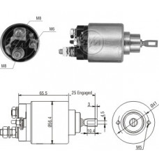 Rele Motor Partida Fiat Uno 12V
