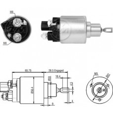 Rele Motor Partida Corolla Toyota Zm-2978