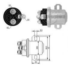 Rele Auxiliar Motor Partida Case Fiatallis Mercedes Zm-3409