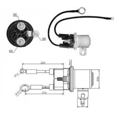 Rele Auxiliar Motor Partida 24V Mercedes Benz Camihnoes