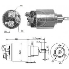 Rele Motor Partida Nissan Sentra 12V Zm-3775