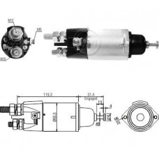 Rele Motor Partida 24V Mercedes Benz Atron Axor