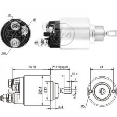 Rele Motor Partida 12V Fiat Doblo Palio Siena Strada Uno