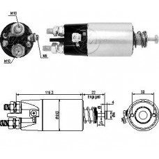 Rele Motor Partida 24V Vovo Fm Lm Renault Trucs