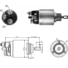 Rele Motor Partida 12V Mercedes Benz 180 200 230 250 Sprinte