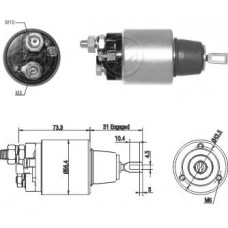 Rele Motor Partida 24V Mercedes Benz Onibus E Caminhoes