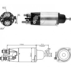 Rele Motor Partida 24V Mercedes Benz Atego Axor