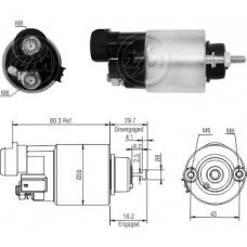 Rele Motor Partida 12V Honda City Fit Jazz