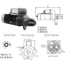 Motor Partida Je 24V Decaroli Mercedes Benz Onibus Caminhoes