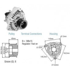 Alternador 28V 80A Vw Constellation