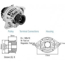 Alternador Vw Caminhoes 14V 90A Zm-9010805