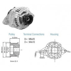 Alternador Fiat Ducato 14V 120A Zm-9020202