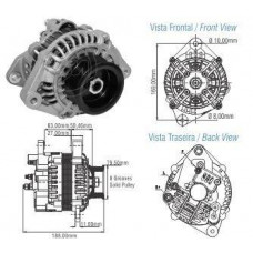Alternador 24V 60A A3Ta Volvo Vm Caminhoes