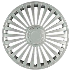 Calota Universal Europa | Aro 14 | Jogo com 4 Calotas Prata