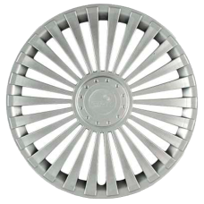 Calota Universal Europa | Aro 15 | Jogo com 4 Calotas Prata