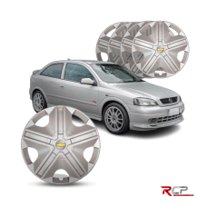 Calota Astra Sport | Aro 13 | GM | Jogo com 4 Calotas Prata