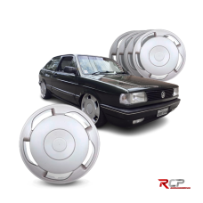 Calota Unrvisal Orbital | Aro 13 | VW | Jogo com 4 Calotas Prata