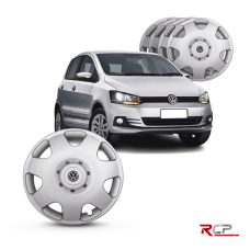 Calota Fox 2008 | Aro 14 | VW | Jogo com 4 Calotas Prata