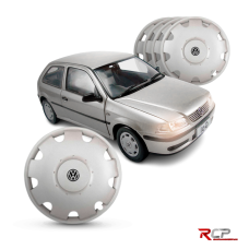 Calota Gol Parati G3 | Aro 13 | VW | Jogo com 4 Calotas Prata